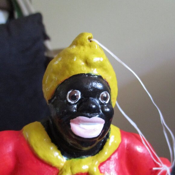 FINAL SALE! VTG Ceramic? Heavy Black Americana Memo/Note Pad & Pencil Holder. - Picture 10 of 10